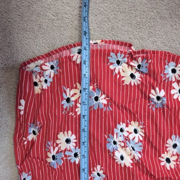 Madewell Daisy Society Boho Boxy Cottage Prairie Rhyme Top XS - Picture 5 of 7